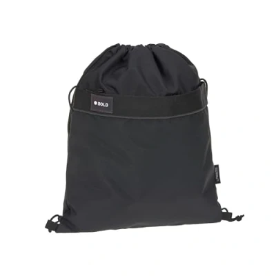 Abbildung von Bold Lässig Kinder Turnbeutel Sportbeutel mit Rucksackfunktion/School String Bag Black