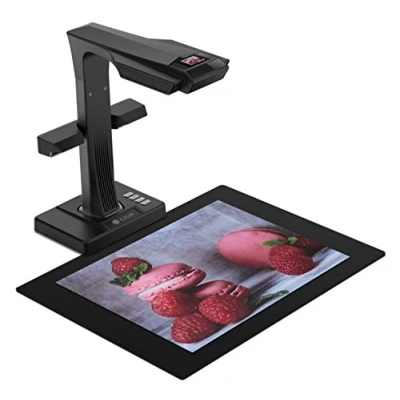 Abbildung von CZUR ET16 Plus Dokumentenscanner, Professional Buchscanner für Max A3 Größe,16Megapixels Kamera, Kompatibel mit macOS und Windows, OCR über 180 Sprachen