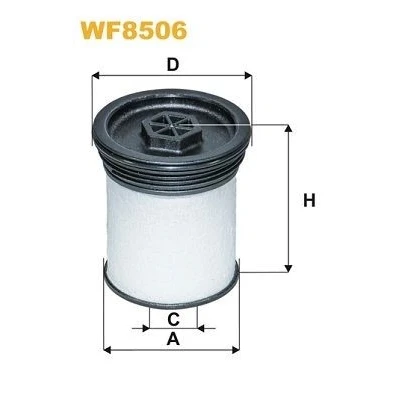 Abbildung von Kraftstofffilter WIX FILTERS WF8506