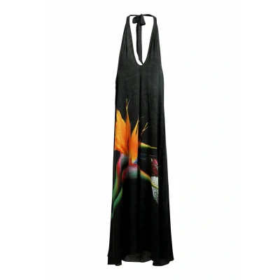 Abbildung von Desigual Printed Maxikleid, Damen, Größe: Medium, Black