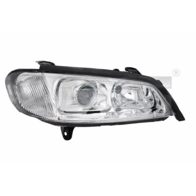 Abbildung von TYC 20 0187 05 2 Scheinwerfer rechts H1, H7 mit Lampenträger, ohne Elektromotor OPEL: Omega B Caravan