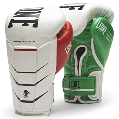 Abbildung von LEONE 1947 Boxhandschuhe Revo Performance GN110 Weiß (14 oz)