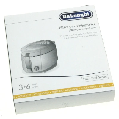 Abbildung von DeLonghi 5512510061 Fettfilter DLSK001 filtersatz für fritteusen