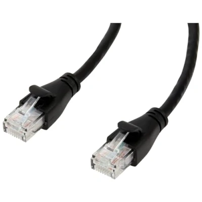 Abbildung von Amazon Basics Ethernet Patchkabel, RJ45, Cat6, 24er Pack, 3 m, Schwarz