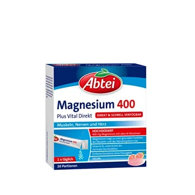 Abbildung von Abtei Magnesium 400 + Vitamin B Komplex, 1er Pack (1x 20 Stück)