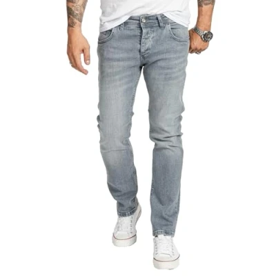 Abbildung von Rock Creek Herren Jeans Regular Fit Stretch Männerhose Herrenjeans Denim Hosen Herrenhose Straight Cut Stonewashed RC 2412 Hellgrau W32 L30