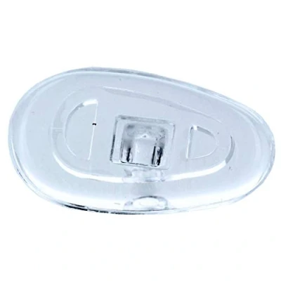 Abbildung von 2 Paar (4 Stück) Nasenpads/Brillenpads Silikon Schraubsystem, vers. Größen (Tropfen 13mm)