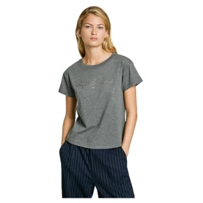 Abbildung von Pepe Jeans GAIA Tshirt print, Damen, Größe: XL, Dark grey marl
