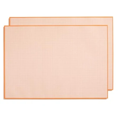 Abbildung von 2er Set Millimeterpapier DIN A2 Schreibtischunterlage zum skizzieren I dv_1195