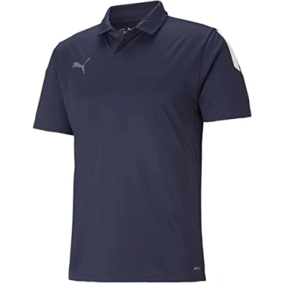 Abbildung von PUMA Herren Teamliga Sideline Polo Poloshirts, Peacoat weiß, L