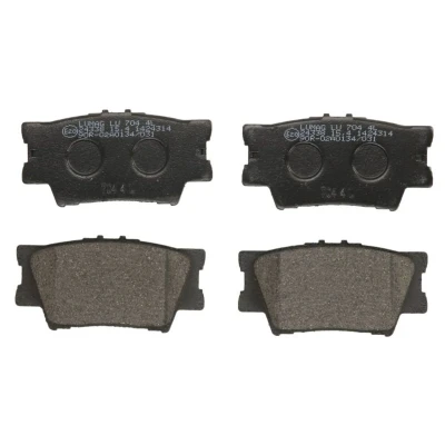 Abbildung von BRECK 24338 00 704 Bremsbelagsatz nicht für Verschleißwarnanzeiger vorbereitet TOYOTA: RAV4 IV Off Road, III Road