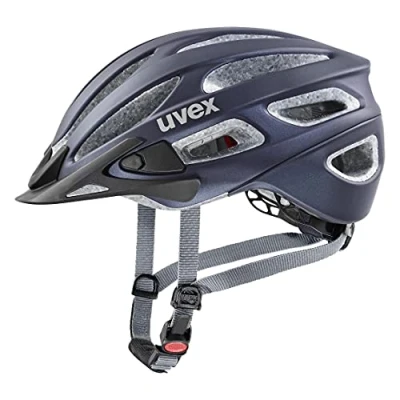 Abbildung von uvex true cc leichter Allround Helm für Damen individuelle Größenanpassung erweiterbar mit LED Licht Blau ( deep space matt ), 52 55 cm