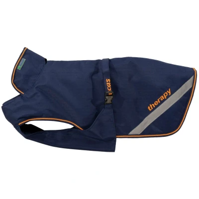 Abbildung von Bucas Dog Rug Navy/Orange 40cm