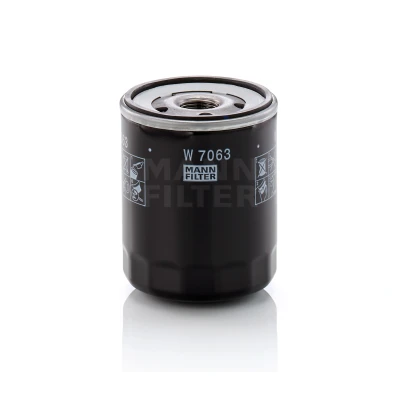 Abbildung von MANN FILTER W 7063 Ölfilter M 20 X 1.5 mit einem Rücklaufsperrventil Anschraubfilter FIAT: Ducato III Van, Minibus