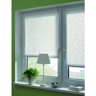 Abbildung von GARDINIA 31234 EASYFIX Rollo Dekor 668 Jahreszeiten weiß/weiß 60 x 150 cm