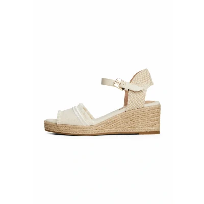 Abbildung von Tommy Hilfiger Fringe Medium Espadrille, Damen, Größe: 38, Muslin Schuhe
