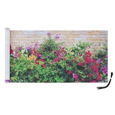 Abbildung von Maximex Balkon Sichtschutz Mauerblumen, UV und witterungsbeständig, Schnelltrocknend, Reißfest, 85 x 500 cm, Mehrfarbig