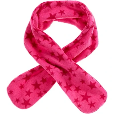 Abbildung von Playshoes Unisex Kinder Fleece Steckschal Winter Schal, pink Sterne, one size