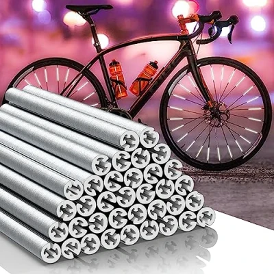 Abbildung von Büchel SEKU CLIPS I Die Alternative zu Katzenaugen und Speichenlicht StVZO zugelassen Speichenreflektoren Fahrrad, Reflektoren Fahrradzubehör Made in Germany aus 3M Scotchlite