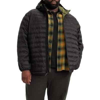 Abbildung von Levi&#039;s Herren Big &amp; Tall Pierce Packable, Jet Black, XL