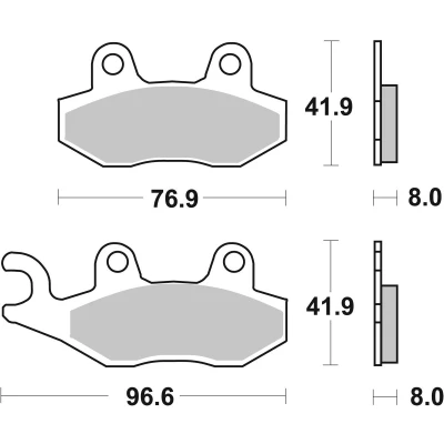 Abbildung von TRW Organic Allround MCB582 Bremsbelagsatz