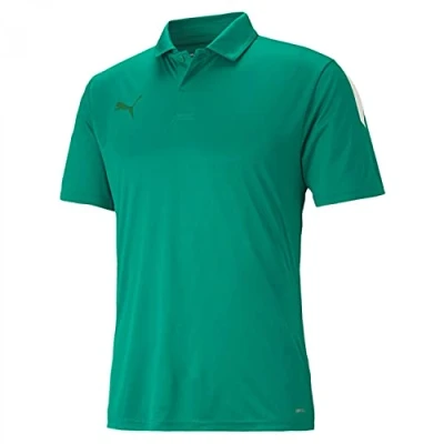 Abbildung von Puma Teamliga Sideline Poloshirt, Herren, Größe: 3XL, Pepper green/puma white