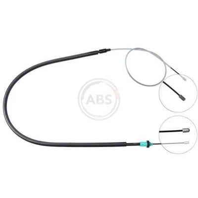 Abbildung von A.B.S. K13076 Handbremsseil 1796 Trommelbremse für Links /Rechtslenker PEUGEOT: 207 SW, 208 I Hatchback, Hatchback