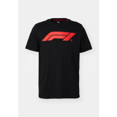 Abbildung von Puma F1 LOGO TEE Tshirt print, Herren, Größe: Large, Black