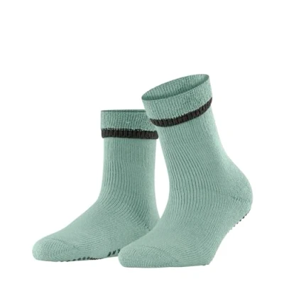 Abbildung von FALKE Damen Cuddle Pads W HP Baumwolle Wolle Rutschhemmende Noppen 1 Paar Stoppersocken, Grün (Peppermint 7792), 35 38