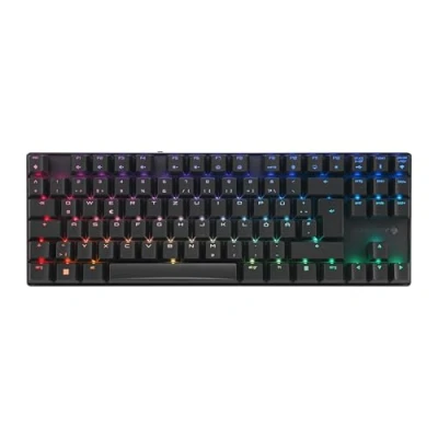 Abbildung von CHERRY MX 8.2 TKL Wireless, Kabellose Gaming Tastatur ohne Nummernblock, Deutsches Layout (QWERTZ), Bluetooth, 2,4 GHz und Kabel, MX2A RED Switches, Schwarz