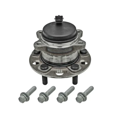 Abbildung von MEYLE 37 14 752 0014 Radnabe 4 5 114,3 mit integriertem ABS Sensor, Radlager Anbaumaterial Hinterachse beidseitig HYUNDAI: ix35