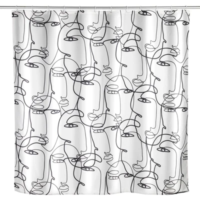 Abbildung von WENKO Duschvorhang »Faces«, Höhe 200 cm