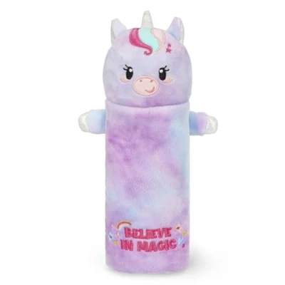 Abbildung von LEGAMI Super weiches Federmäppchen, Unicorn Thema, Karton zum Ausmalen, 100% Polyester, Soft Pencil Case