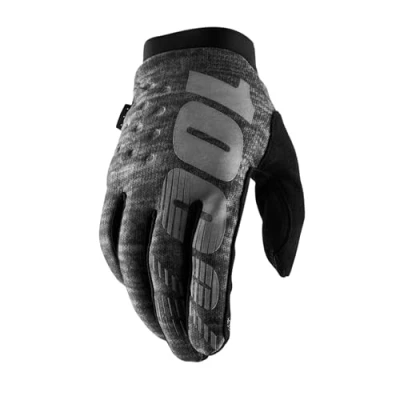Abbildung von 100% Erwachsene Brisker Handschuhe, Grau, XL