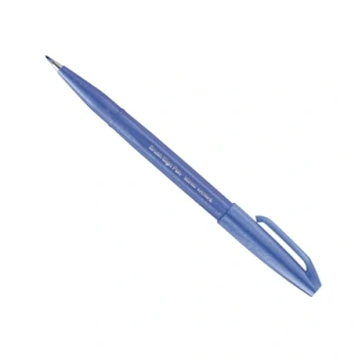 Abbildung von Pentel SES15C V2X Brush Sign Pen blauviolett, Faserschreiber, pinselähnliche Spitze, 1 Stück