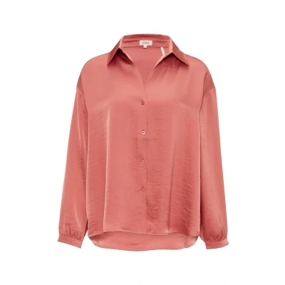 Abbildung von s.Oliver Hemdbluse, Damen, Größe: 46, Papaya