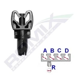 Abbildung von ROMIX C60559 Clip PEUGEOT: 307 SW, 206 Hatchback, CITROËN: Dispatch II Van, Berlingo / First I, C4 I Hatchback