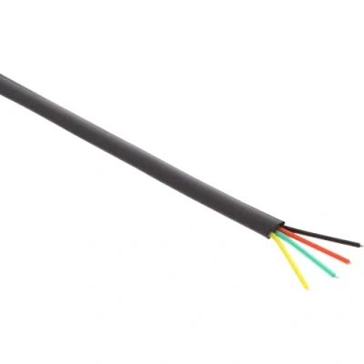 Abbildung von InLine 69981 Modularkabel, 4adrig Flachband schwarz, 100m Ring