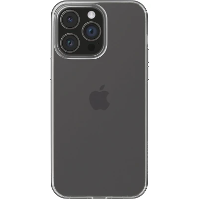 Abbildung von Apple iPhone 15 Pro Hülle Recyceltem Silikon dbramante1928 Soft Case/Backcover Handyhülle Transparent