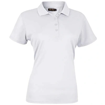 Abbildung von Island Green IGLTS1851 Damen Essentials Stretch Atmungsaktives Micro Pique Golf Poloshirt, Cerulean, EU 48