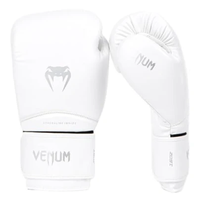 Abbildung von Venum, Contender 1.5 Boxhandschuhe, Unisex Erwachsene, 12 Oz, Weiß/Silber