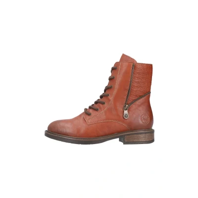 Abbildung von Rieker Schnürstiefelette, Damen, Größe: 36, Braun Schuhe