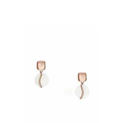 Abbildung von Skagen Sofie SEA Glass Ohrringe, Damen, Größe: One Size, Rose gold