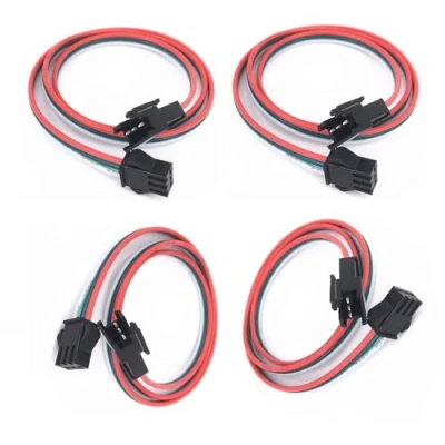 Abbildung von Switian 4 Pcs 50CM 3 Pin JST SM Männlich Weiblich stecker LED anschluss kabel Für WS2812B WS2811 SK6812 symphony lichter mit anschlüssen SM3P licht controller