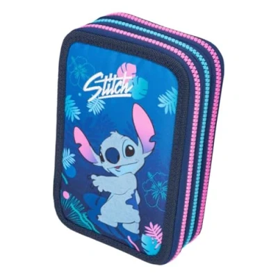 Abbildung von CoolPack Federmäppchen »Etui, Disney, Stitch«, befüllt