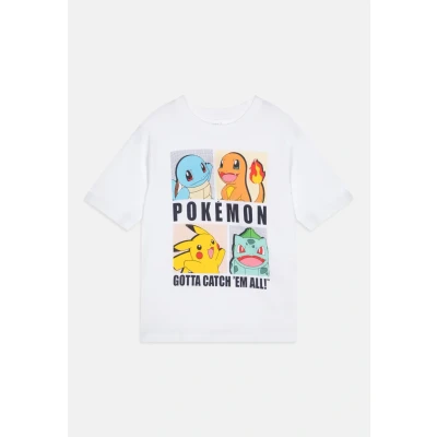Abbildung von Name it Nkmdazz Pokemon BOX SKY Tshirt print für Kinder, Größe: 110, Bright white