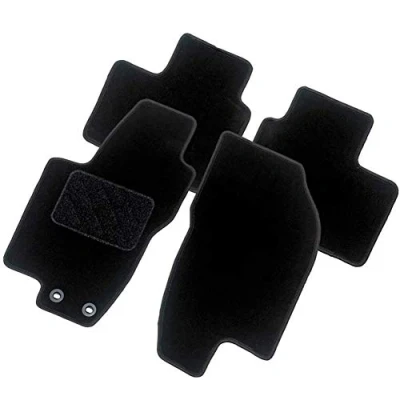 Abbildung von AutoStyle TM HY538 Fußmattensatz Textil vorne und hinten 4 schwarz