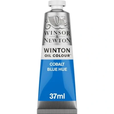 Abbildung von Winsor &amp; Newton 1414179 Winton, feine hochwertige Ölfarbe 37ml Tube mit gleichmäßiger Konsistenz, Lichtbeständig, hohe Deckkraft, Reich an Farbpigmenten Kobalt Blau Farbton