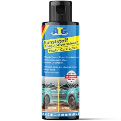 Abbildung von ATG® Kunststoffpflege Auto innen &amp; außen Cockpitpflege Kunststoff Auffrischer Gummipflege Kunststoffreiniger für 250ml Plastik Pflege schwarz