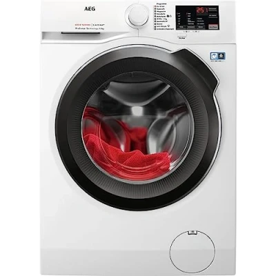 Abbildung von AEG L6AMZ49FL Waschmaschine / Serie 6000 mit ProSense® 9,0 kg Leise Mengenautomatik Nachlegefunktion Kindersicherung Schontrommel Wasserstopp 1400 U/min
